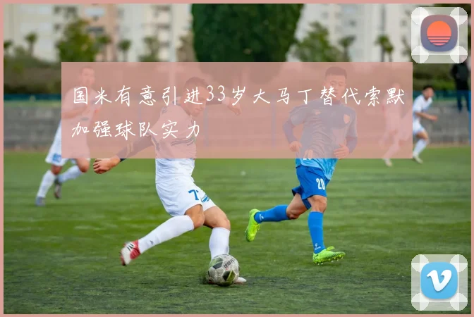 国米有意引进33岁大马丁替代索默加强球队实力